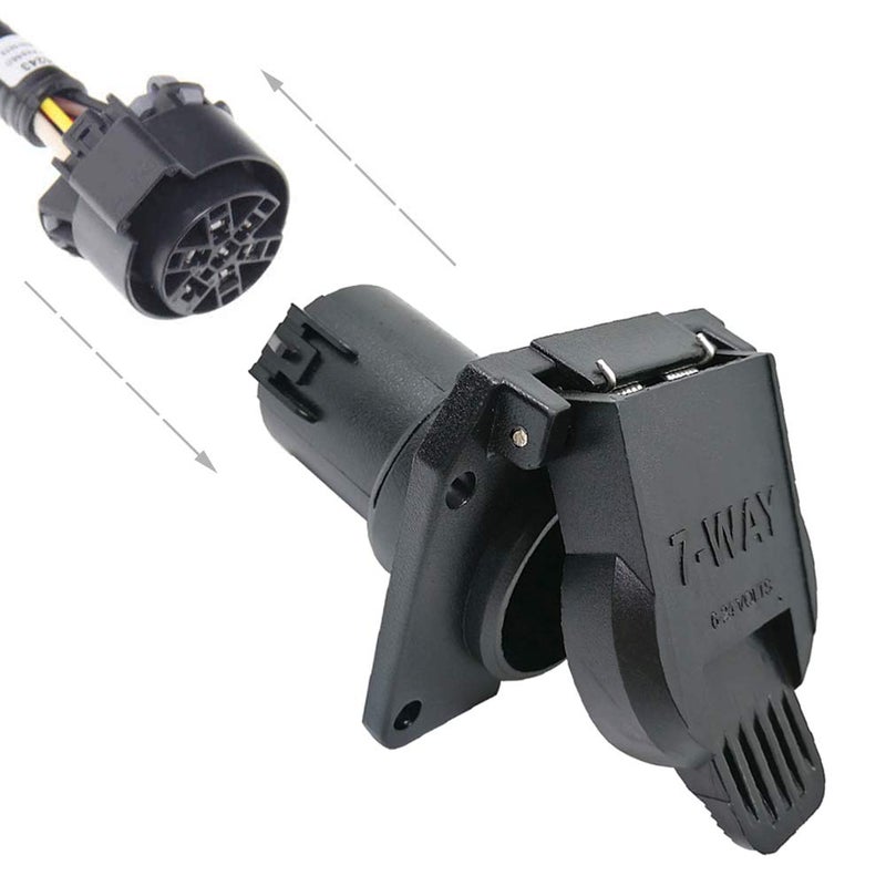 CARROFIX موصل مقطورة جانب السيارة CARROFIX بديل OEM USCAR بشفرة 7 دبابيس - Image 3